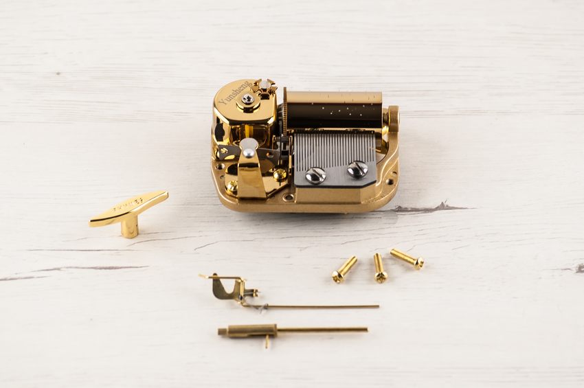 30 notes wind-up mechanism for music box